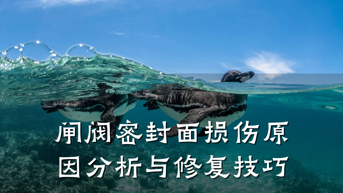 闸阀密封面损伤原因分析与修复技巧