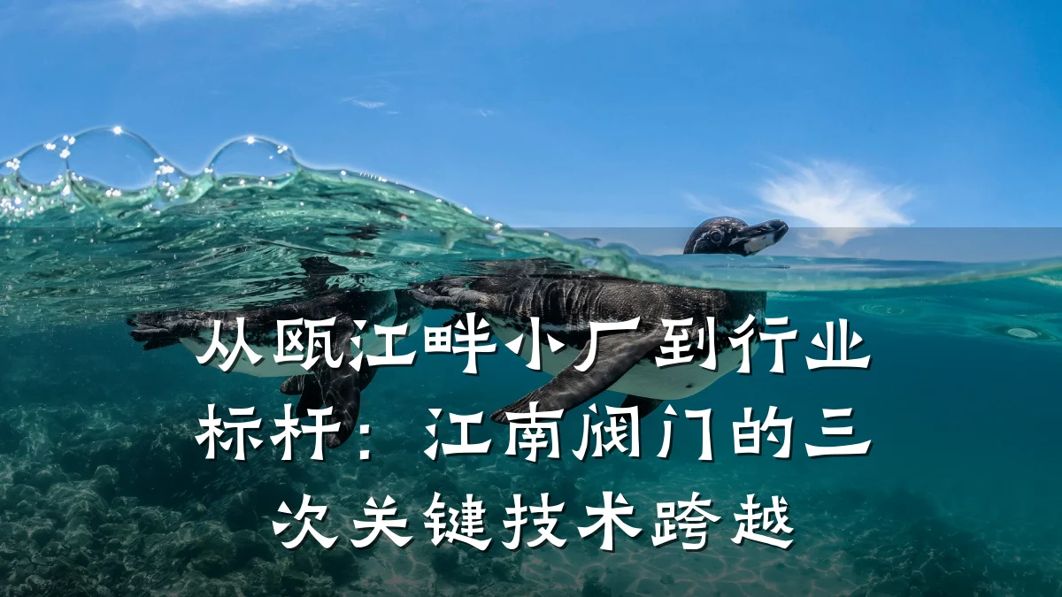从瓯江畔小厂到行业标杆：江南阀门的三次关键技术跨越