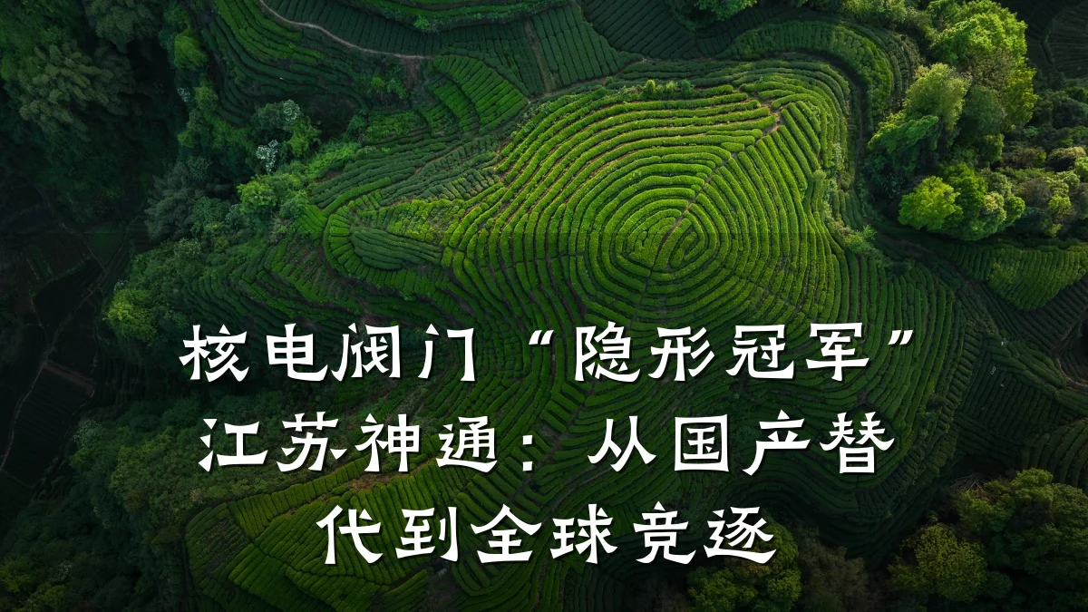 核电阀门“隐形冠军”江苏神通：从国产替代到全球竞逐