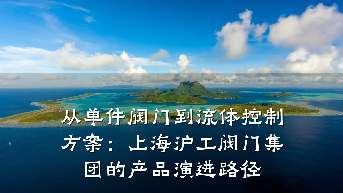 从单件阀门到流体控制方案：上海沪工阀门集团的产品演进路径