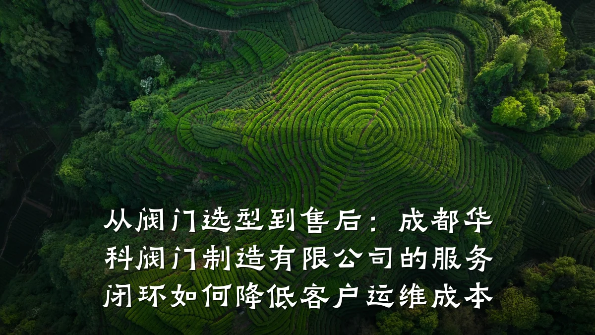 从阀门选型到售后：成都华科阀门制造有限公司的服务闭环如何降低客户运维成本