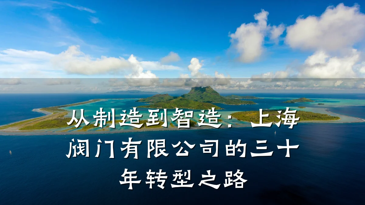 从制造到智造：上海阀门有限公司的三十年转型之路