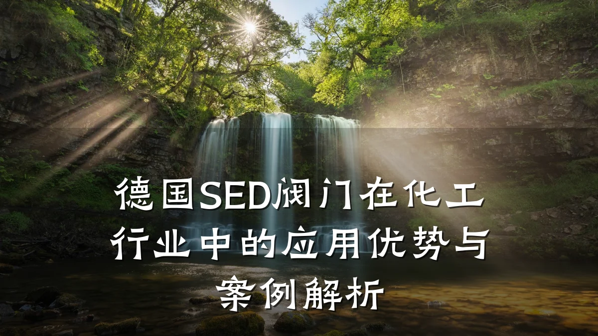 德国SED阀门在化工行业中的应用优势与案例解析