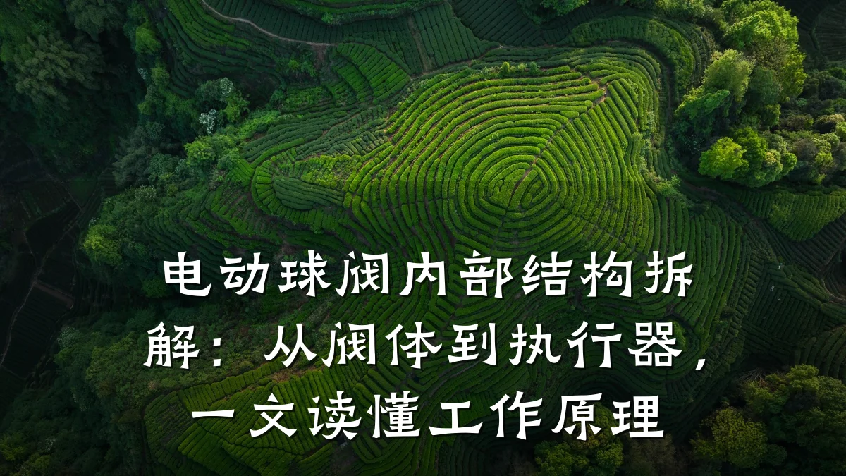 电动球阀内部结构拆解：从阀体到执行器，一文读懂工作原理