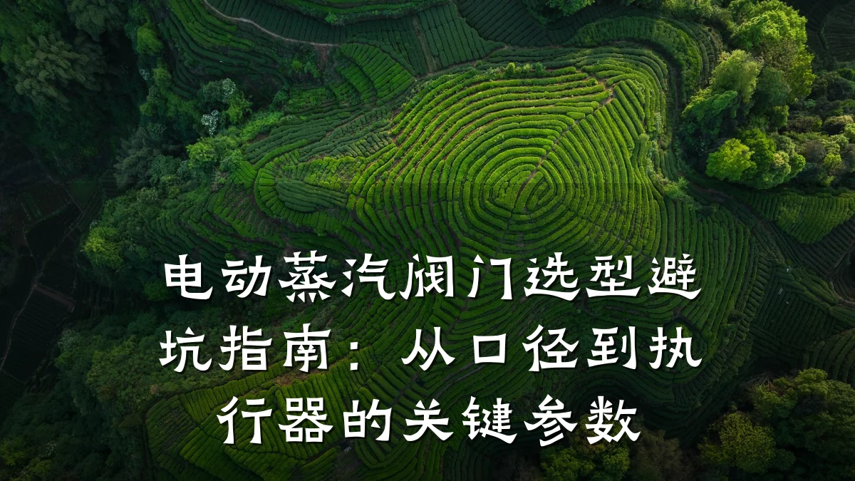 电动蒸汽阀门选型避坑指南：从口径到执行器的关键参数