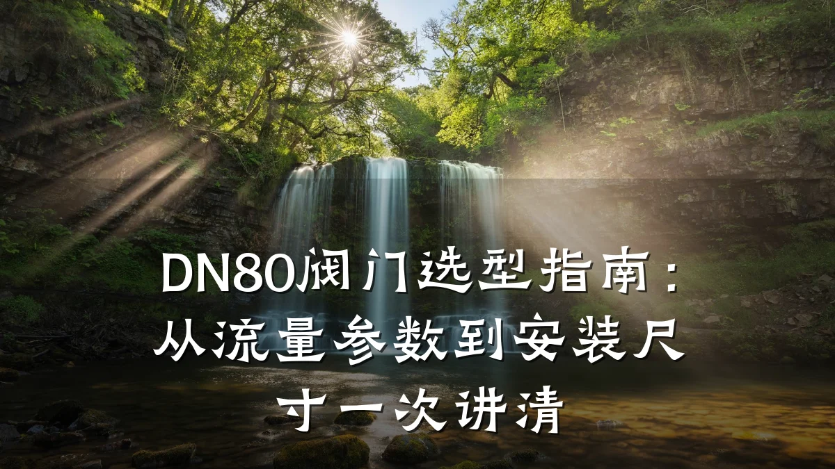 DN80阀门选型指南：从流量参数到安装尺寸一次讲清