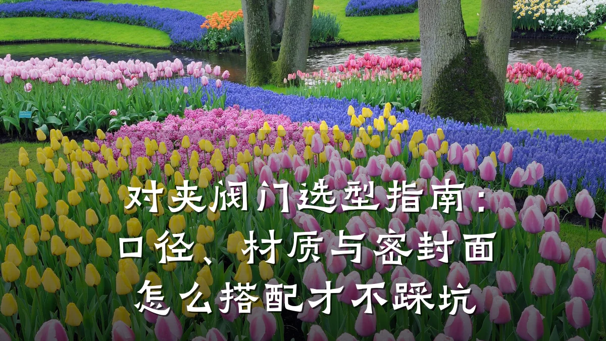 对夹阀门选型指南：口径、材质与密封面怎么搭配才不踩坑