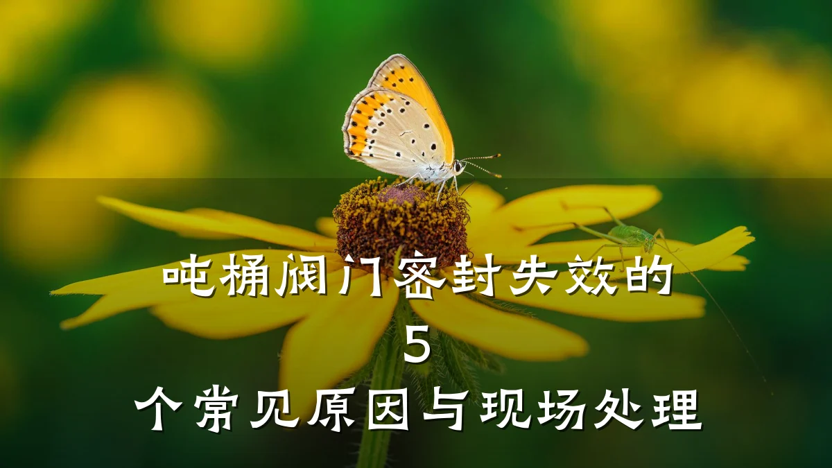 吨桶阀门密封失效的 5 个常见原因与现场处理
