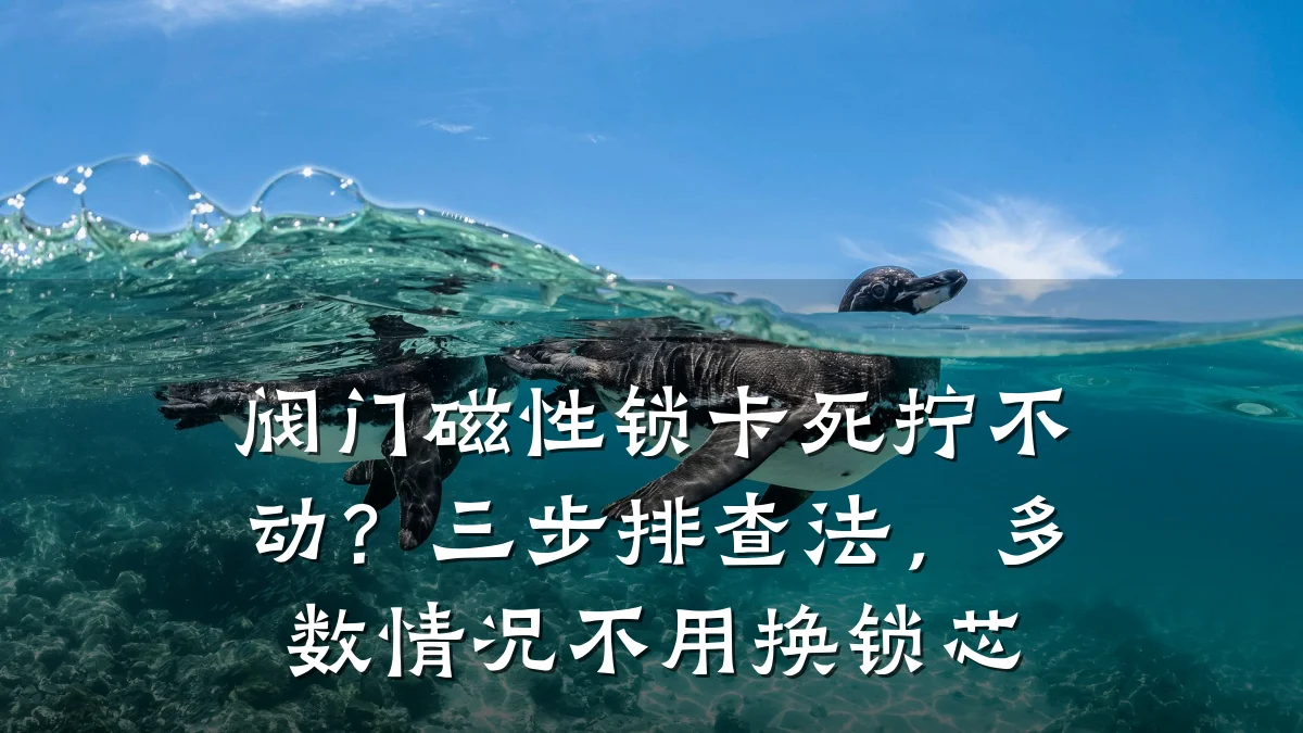 阀门磁性锁卡死拧不动？三步排查法，多数情况不用换锁芯