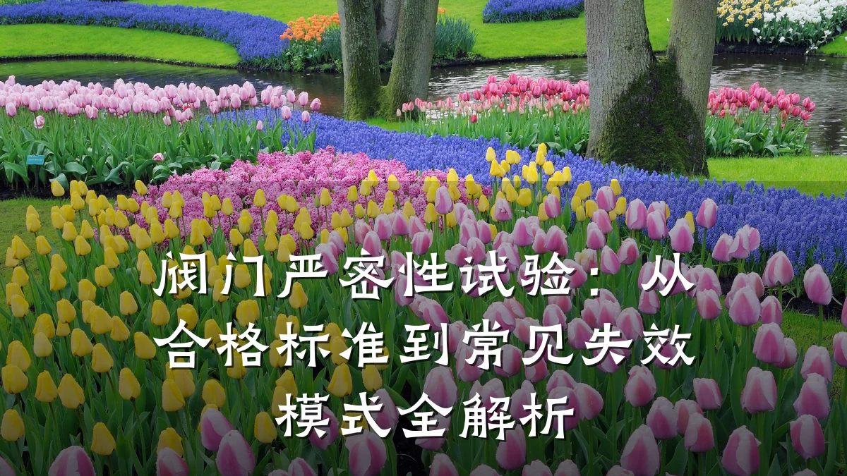 阀门严密性试验：从合格标准到常见失效模式全解析