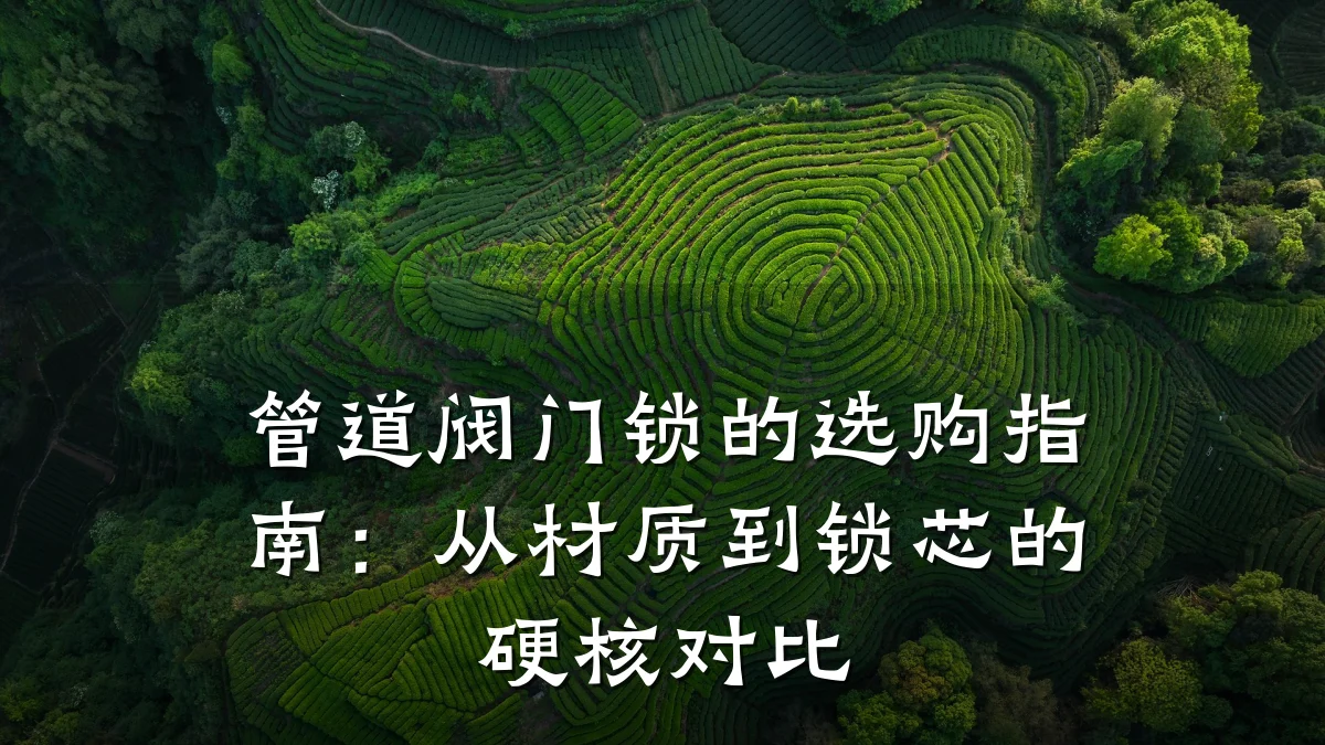 管道阀门锁的选购指南：从材质到锁芯的硬核对比