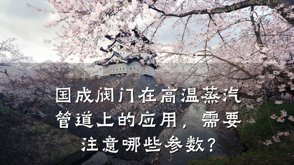 国成阀门在高温蒸汽管道上的应用，需要注意哪些参数？