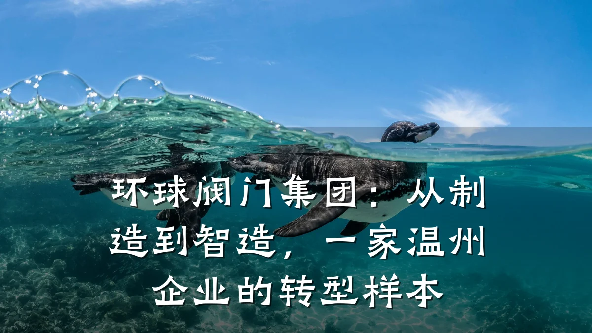 环球阀门集团：从制造到智造，一家温州企业的转型样本