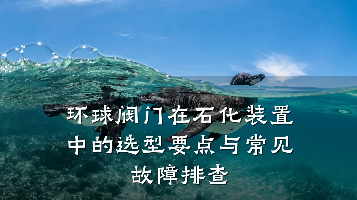 环球阀门在石化装置中的选型要点与常见故障排查