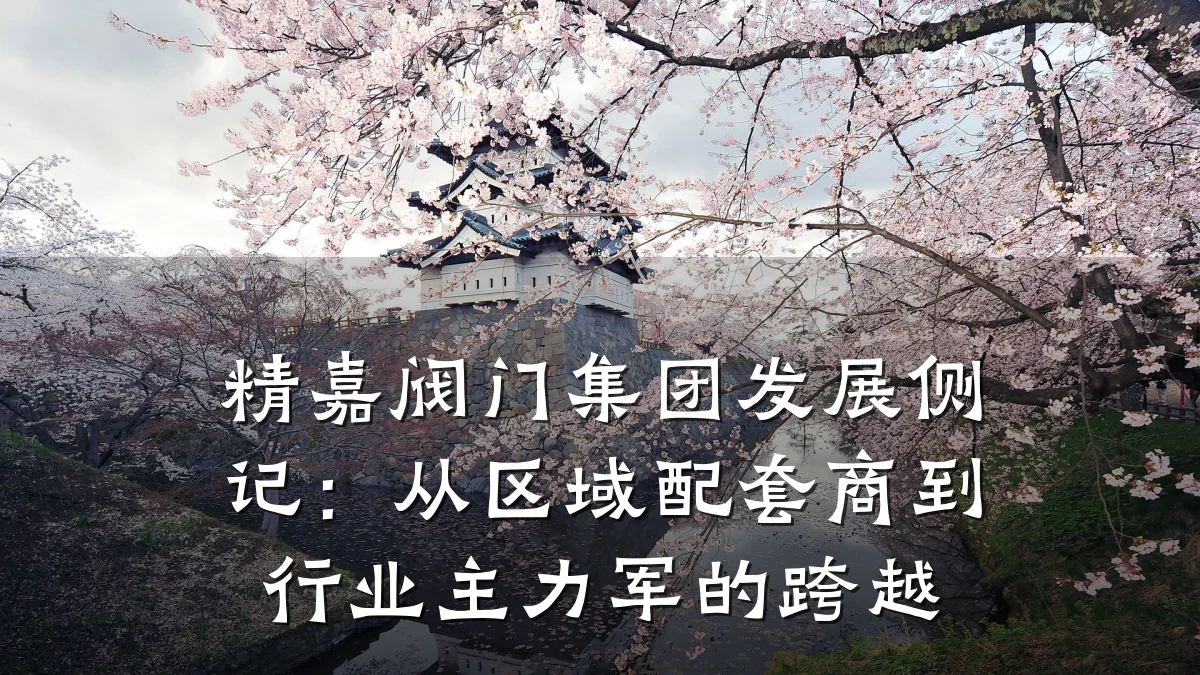 精嘉阀门集团发展侧记:从区域配套商到行业主力军的跨越