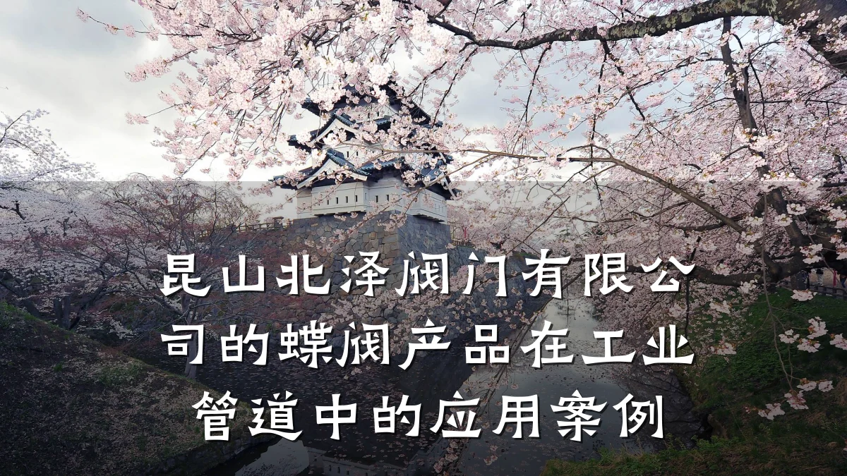 昆山北泽阀门有限公司的蝶阀产品在工业管道中的应用案例