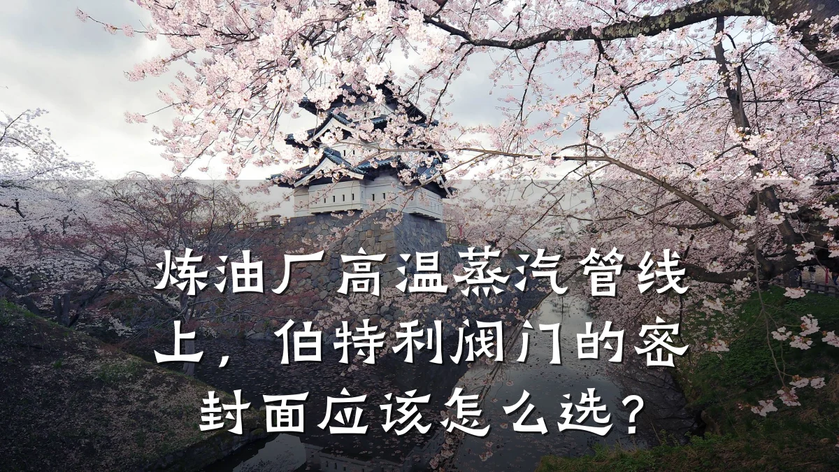 炼油厂高温蒸汽管线上，伯特利阀门的密封面应该怎么选？