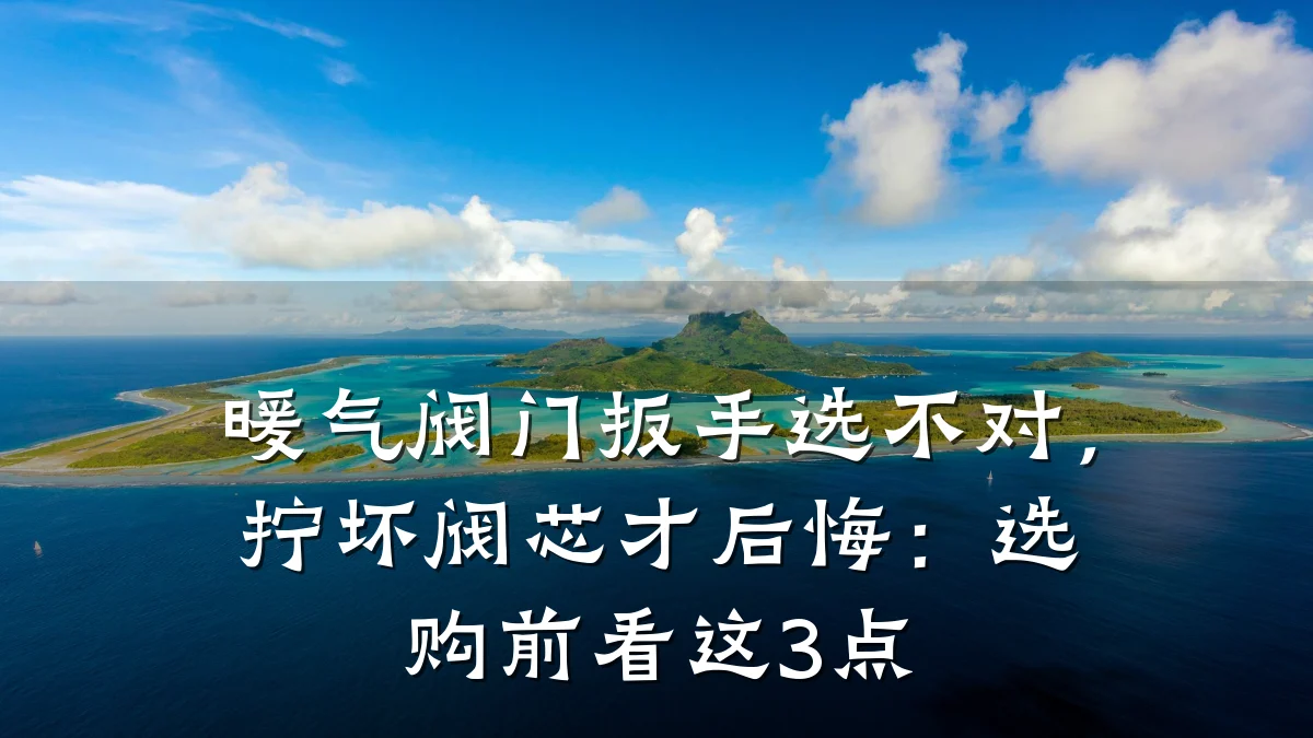 暖气阀门扳手选不对，拧坏阀芯才后悔：选购前看这3点