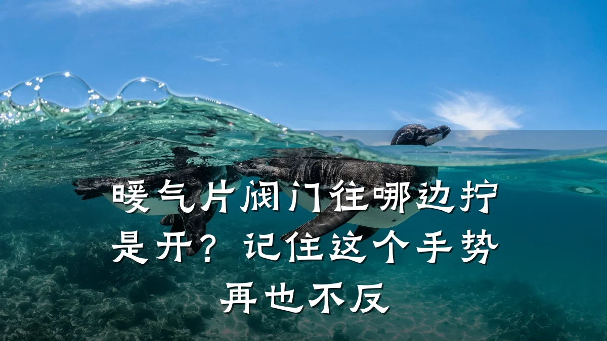 暖气片阀门往哪边拧是开？记住这个手势再也不反