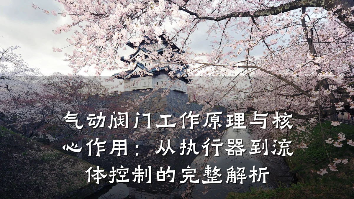 气动阀门工作原理与核心作用：从执行器到流体控制的完整解析