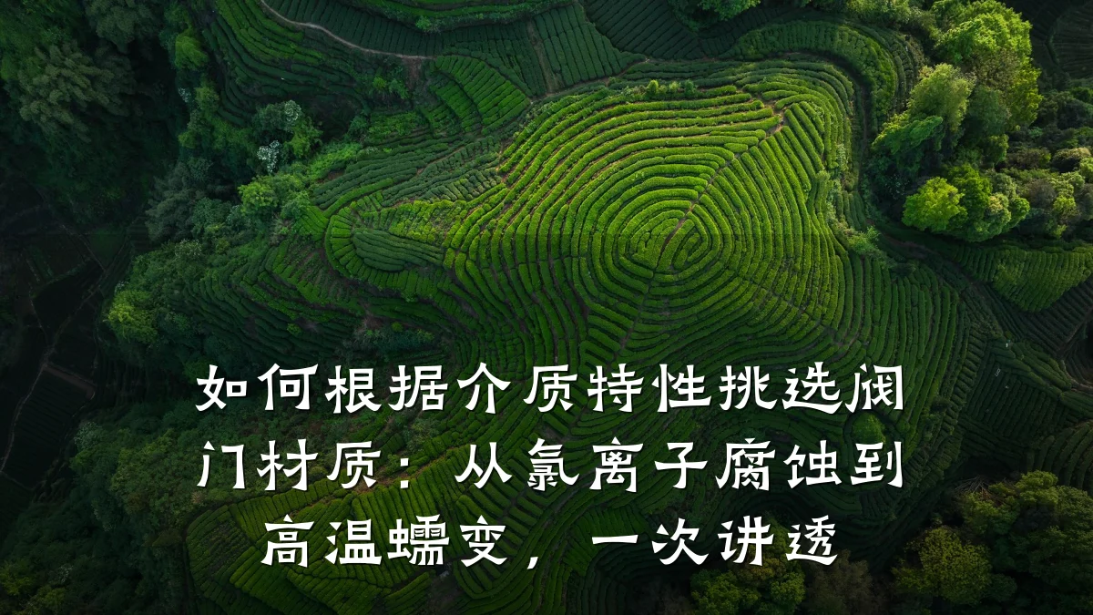 如何根据介质特性挑选阀门材质：从氯离子腐蚀到高温蠕变，一次讲透