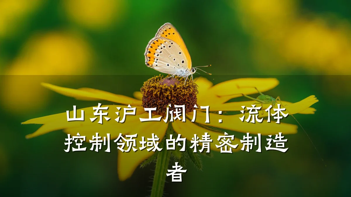 山东沪工阀门:流体控制领域的精密制造者