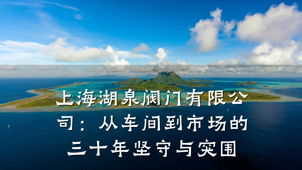 上海湖泉阀门有限公司：从车间到市场的三十年坚守与突围