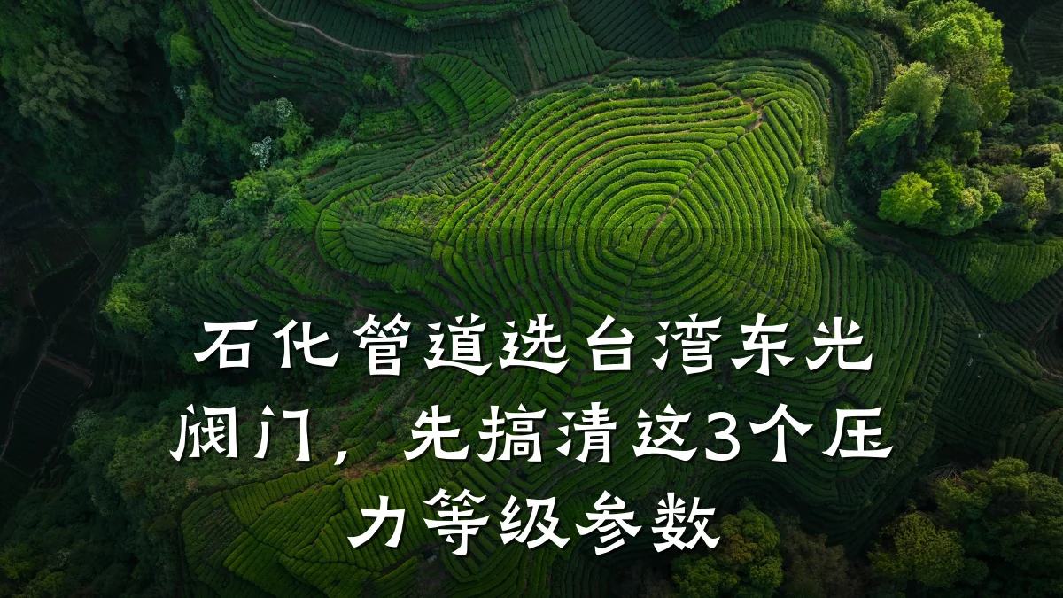 石化管道选台湾东光阀门，先搞清这3个压力等级参数