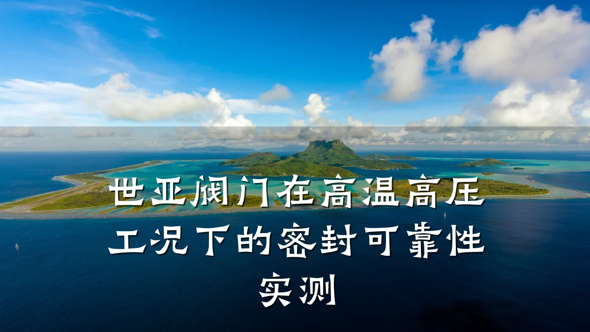 世亚阀门在高温高压工况下的密封可靠性实测