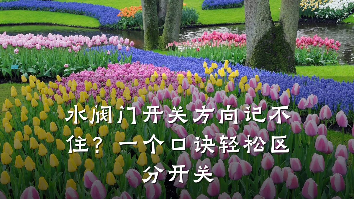 水阀门开关方向记不住?一个口诀轻松区分开关