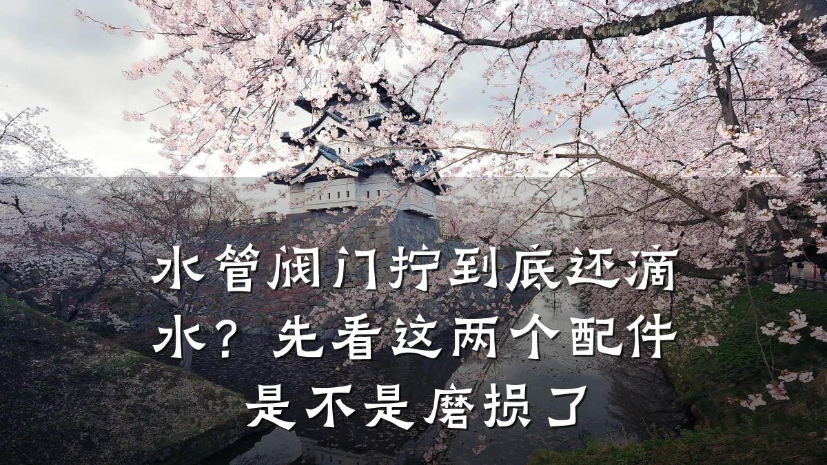 水管阀门拧到底还滴水？先看这两个配件是不是磨损了