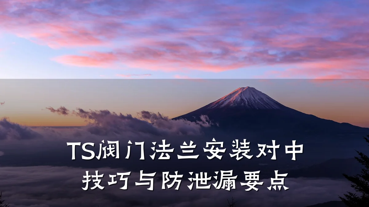 TS阀门法兰安装对中技巧与防泄漏要点