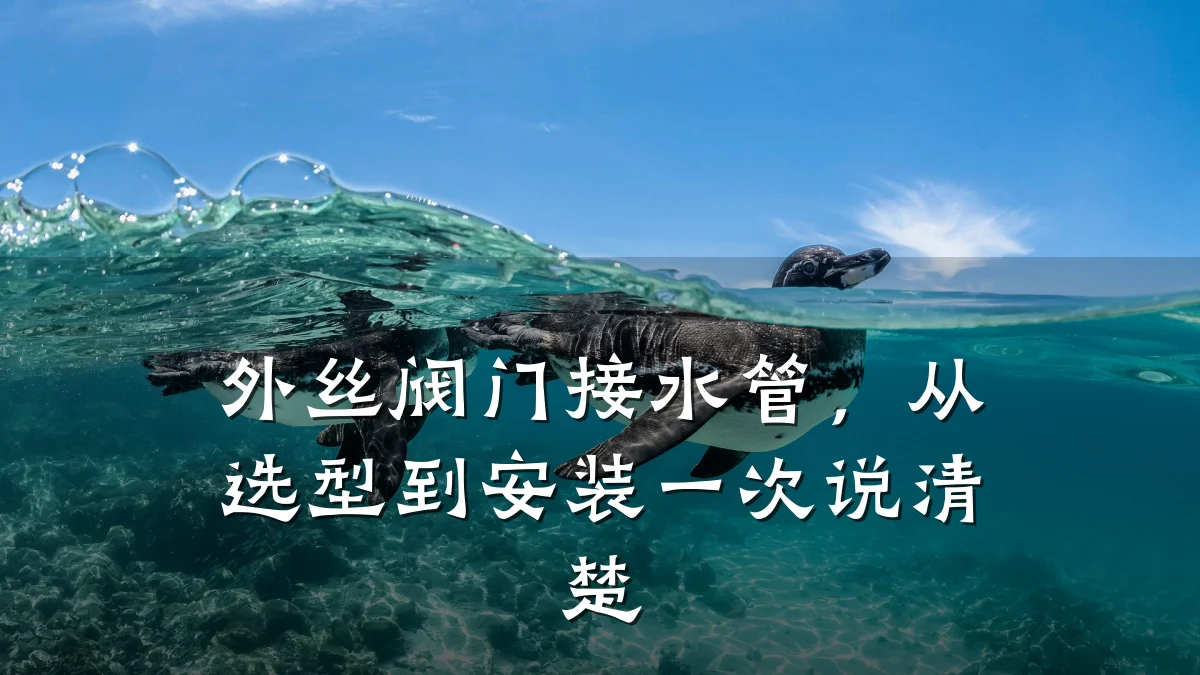 外丝阀门接水管，从选型到安装一次说清楚