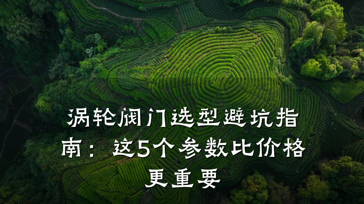 涡轮阀门选型避坑指南：这5个参数比价格更重要