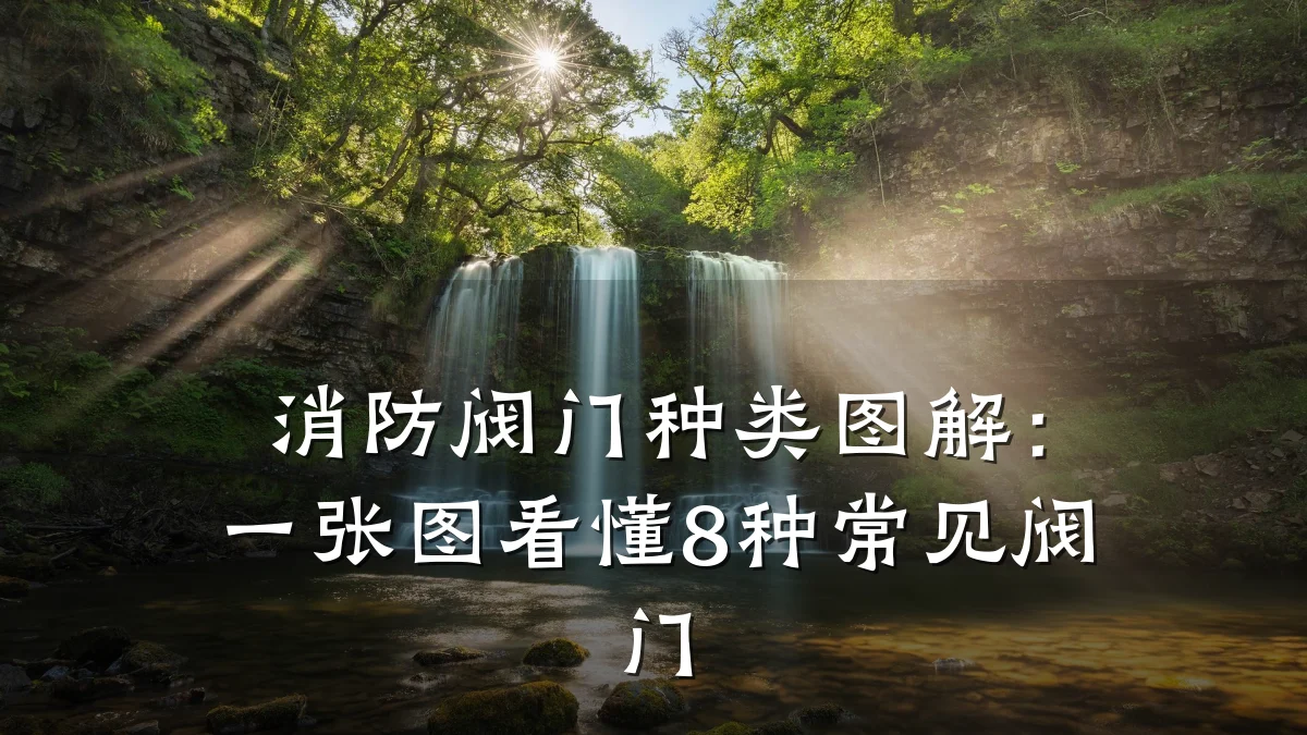 消防阀门种类图解：一张图看懂8种常见阀门