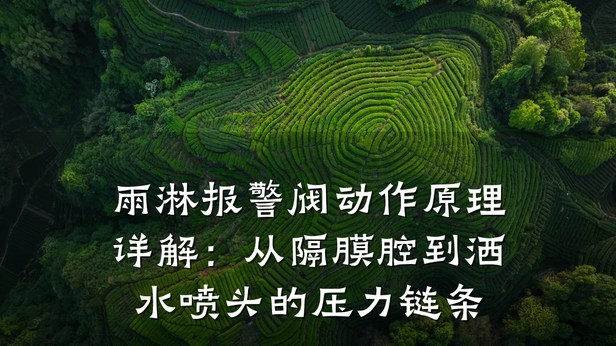 雨淋报警阀动作原理详解：从隔膜腔到洒水喷头的压力链条