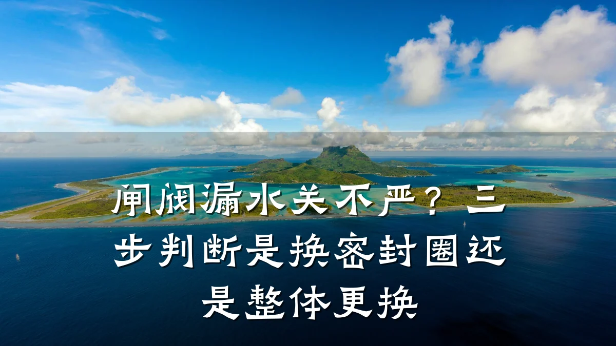 闸阀漏水关不严?三步判断是换密封圈还是整体更换