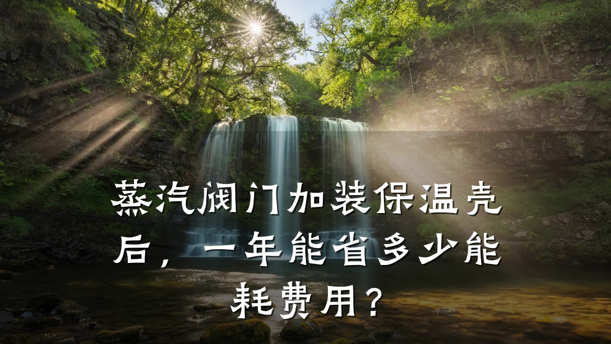 蒸汽阀门加装保温壳后，一年能省多少能耗费用？