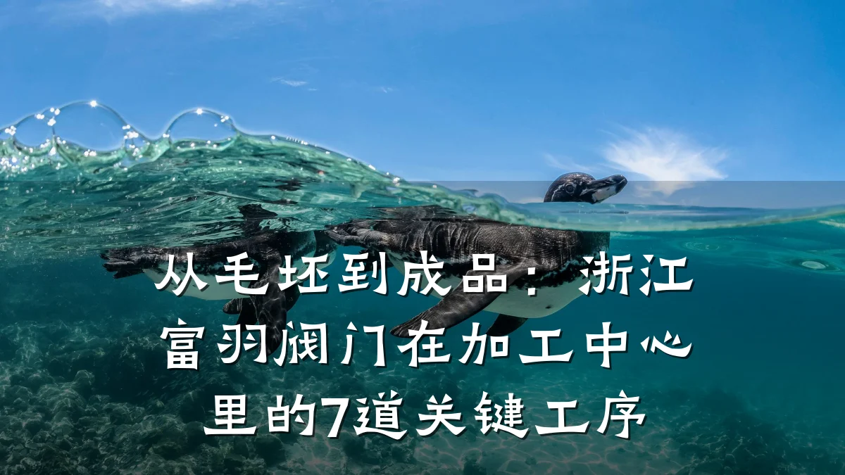 从毛坯到成品:浙江富羽阀门在加工中心里的7道关键工序