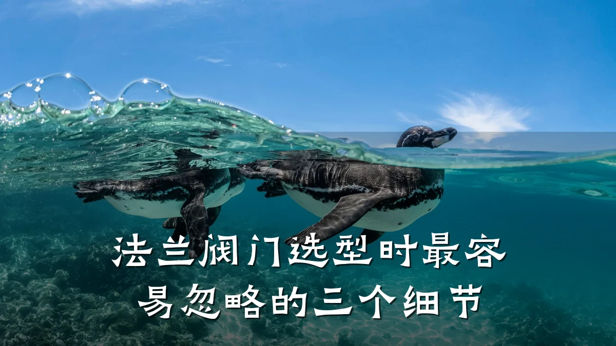 法兰阀门选型时最容易忽略的三个细节