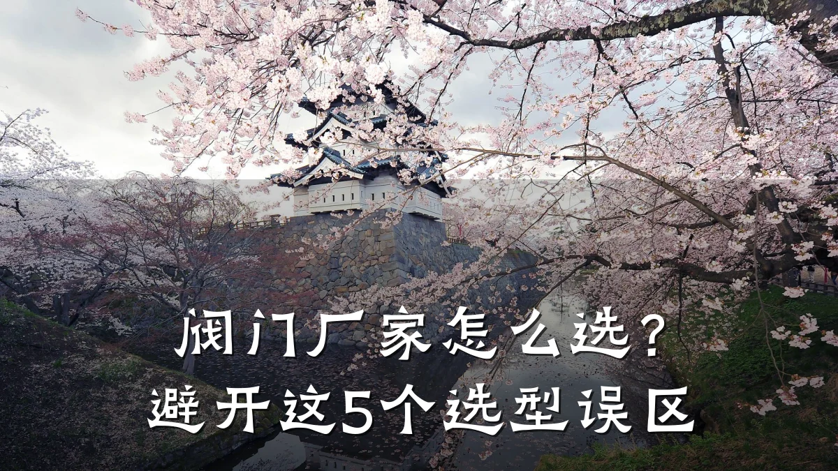 阀门厂家怎么选?避开这5个选型误区