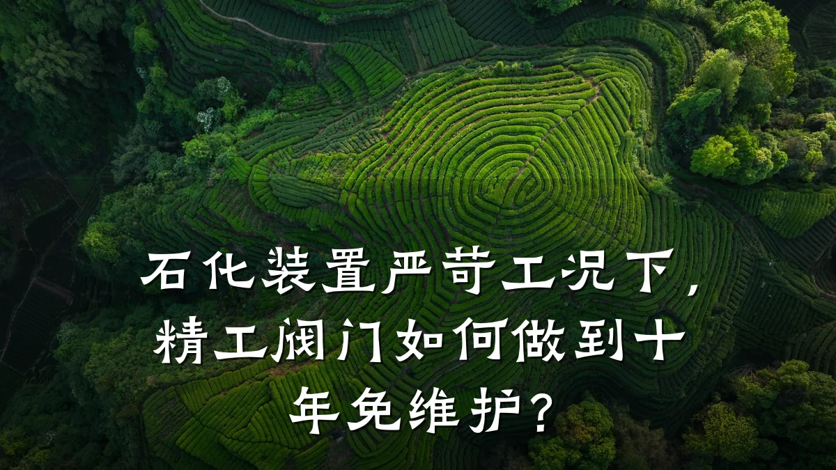 石化装置严苛工况下,精工阀门如何做到十年免维护?
