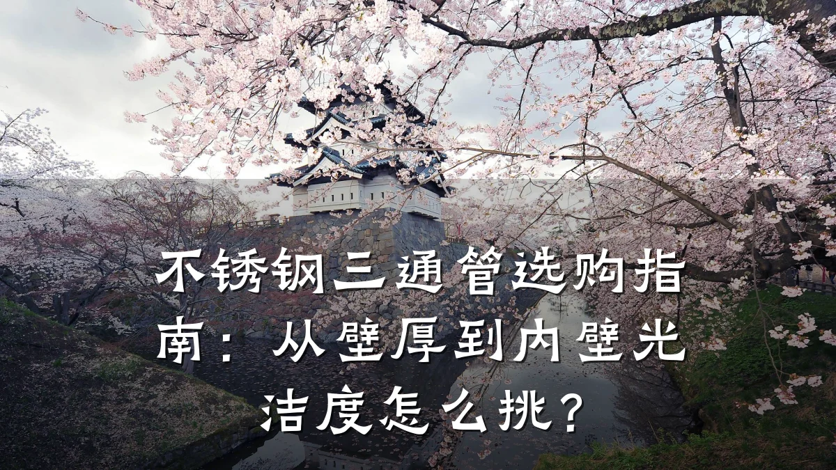 不锈钢三通管选购指南:从壁厚到内壁光洁度怎么挑?