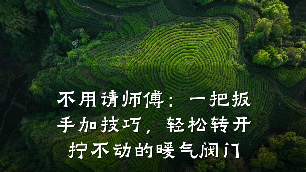 不用请师傅:一把扳手加技巧,轻松转开拧不动的暖气阀门