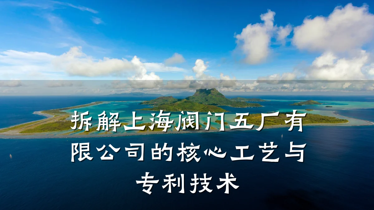 拆解上海阀门五厂有限公司的核心工艺与专利技术
