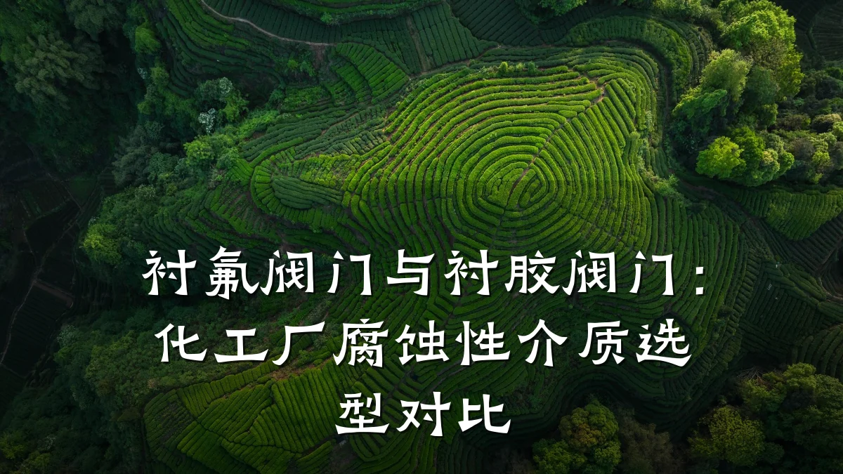 衬氟阀门与衬胶阀门:化工厂腐蚀性介质选型对比