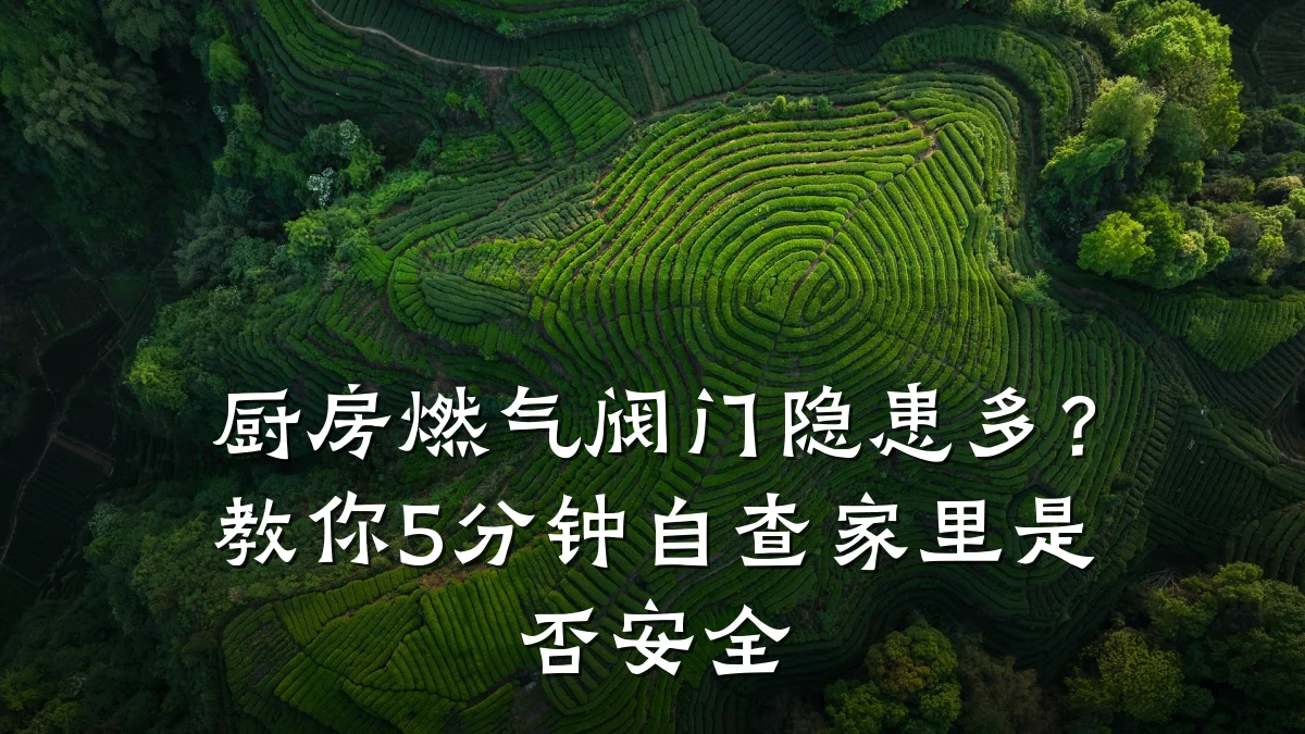 厨房燃气阀门隐患多?教你5分钟自查家里是否安全