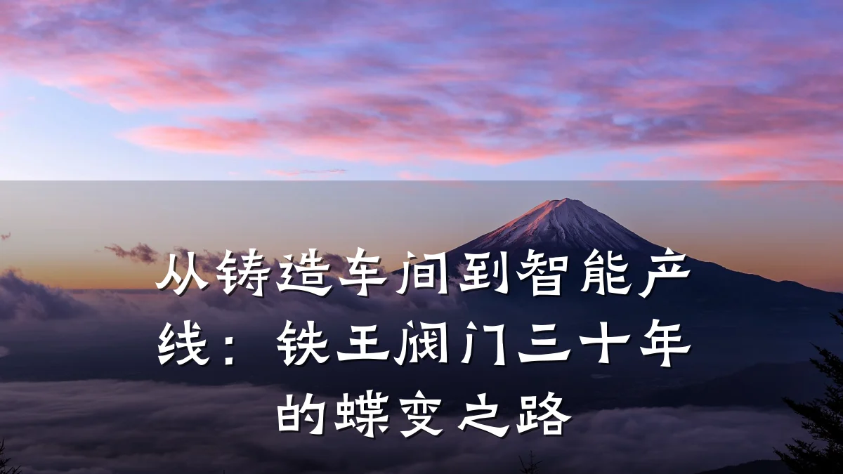 从铸造车间到智能产线:铁王阀门三十年的蝶变之路