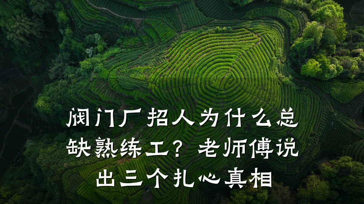 阀门厂招人为什么总缺熟练工?老师傅说出三个扎心真相