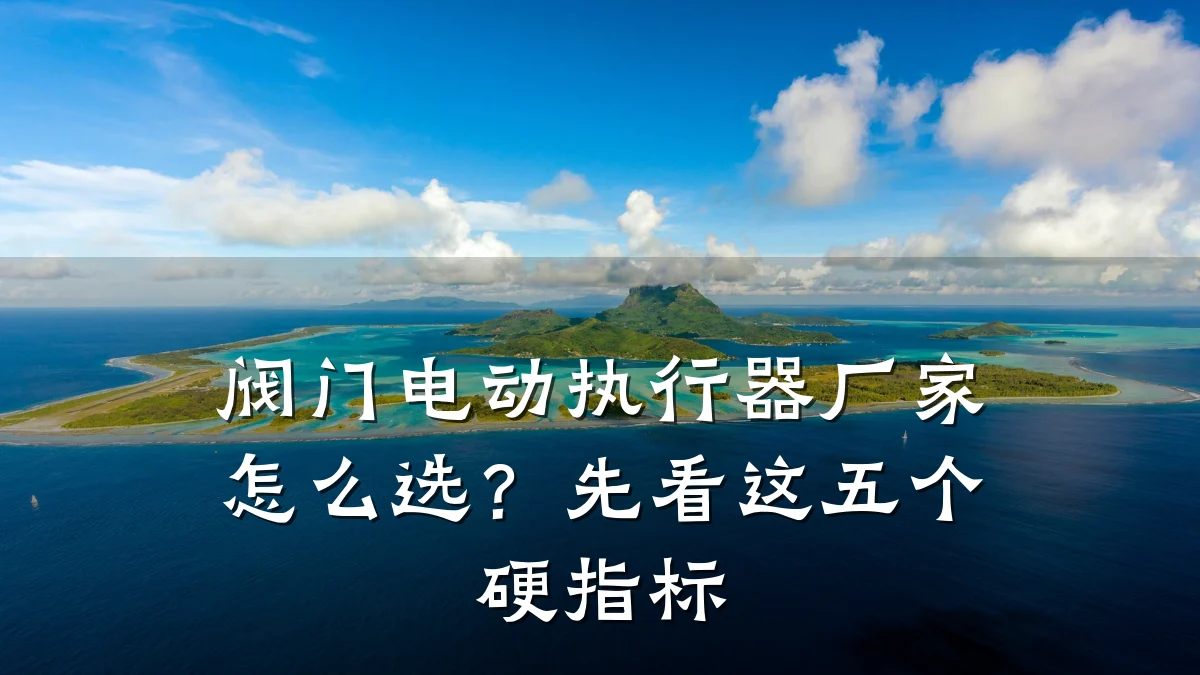 阀门电动执行器厂家怎么选?先看这五个硬指标
